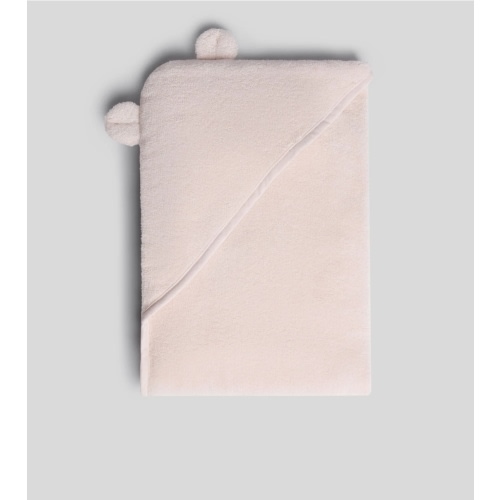 Organic Hooded Toddler Towel with Ears (Blush) – Parachute Home
