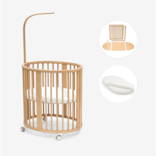 Sleepi™ 3-in-1 Convertible Crib with Mattresses and Extension Kit | Stokke® Online Shop