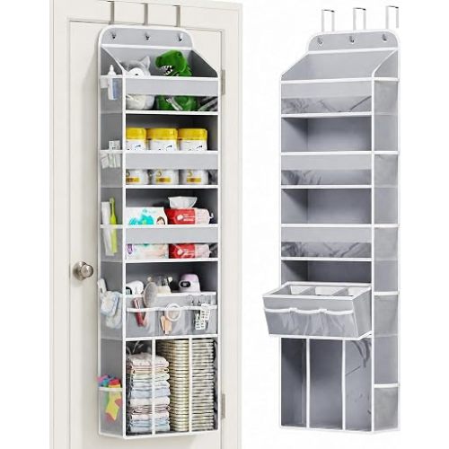 OneDream 5-Tier Over the Door Organizer, Baby Clothes Organizer for Nursery