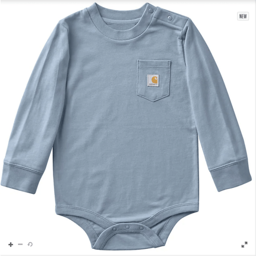 Kids' Long Sleeve Pocket Bodysuit (Baby)