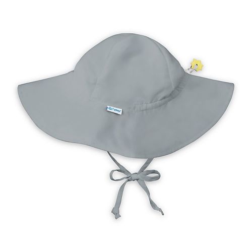 i play.® by green sprouts® Solid Size 0-6 M Brim Sun Hat in Grey