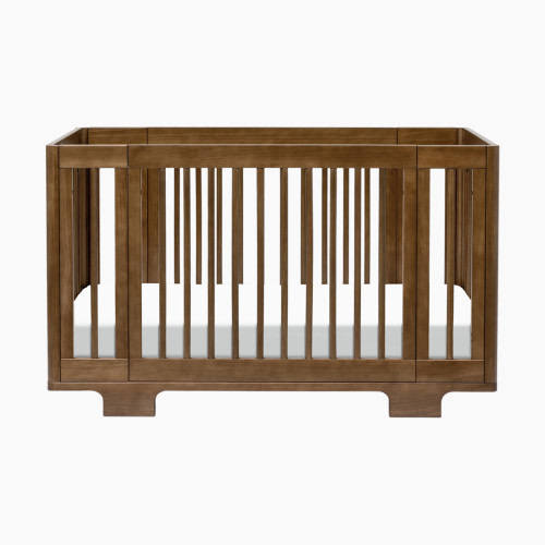 babyletto Yuzu 8-in-1 Convertible Crib with All-Stages Conversion Kits - Natural Walnut