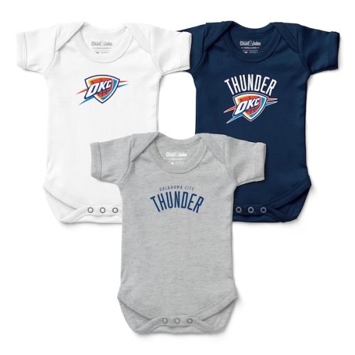 Infant Oklahoma City Thunder Chad & Jake Three-Pack Bodysuit Set