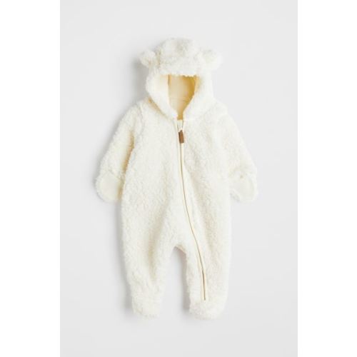 Faux Shearling Overall