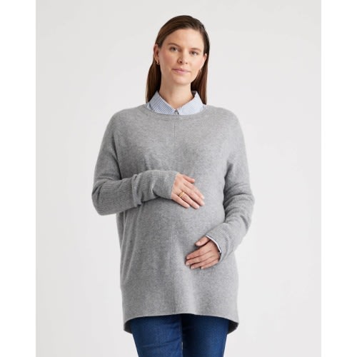 Mongolian Cashmere Maternity Batwing Sweater
