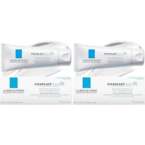 La Roche-Posay Cicaplast Balm B5, Healing Ointment and Soothing Therapeutic Multi Purpose Cream for Dry & Irritated Skin, Body and Hand Balm, Baby Safe, Fragrance Free