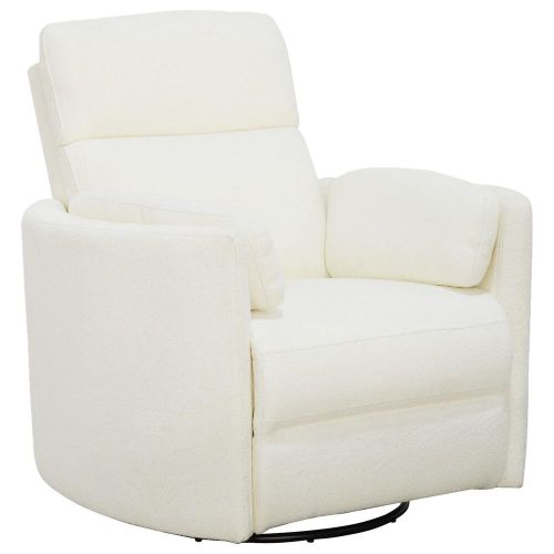 Simeon Collection Radius Power Swivel Glider Recliner in Revel Oyster
