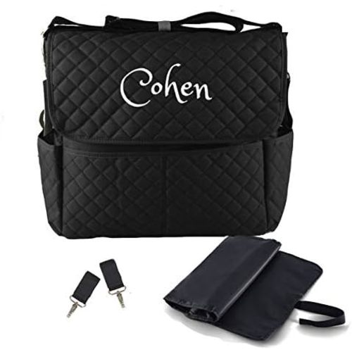 PERSONALIZED Large Diaper Knapsack/Tote Backpack/Messenger Shoulder Bag