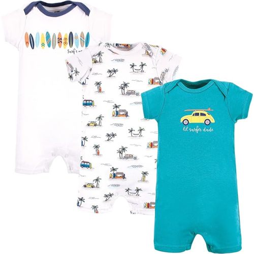 Hudson Baby Unisex Cotton Rompers