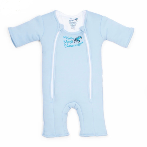 Navy Blue Baby Merlin’s Magic Sleepsuit – Premium 100% Cotton Baby Sleepwear