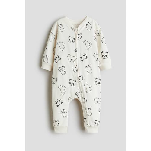 PATTERNED PAJAMA JUMPSUIT
