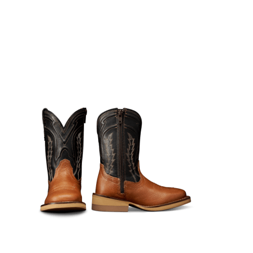 The Doc Toddler Cowboy Boot - Tan goat | Tecovas