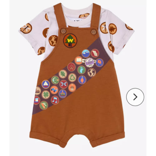 Disney Pixar Up Russell Wilderness Explorer Infant Overall Set -- BoxLunch Exclusive | BoxLunch