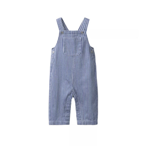 STRIPED TWILL OVERALLS - Blue / White | ZARA United States