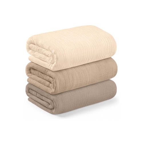 3-Pack Lyra Muslin Swaddle Blankets