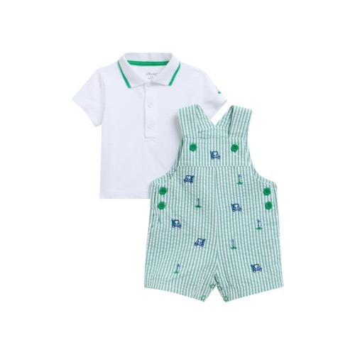 Cotton Golf Shortalls & Polo Set