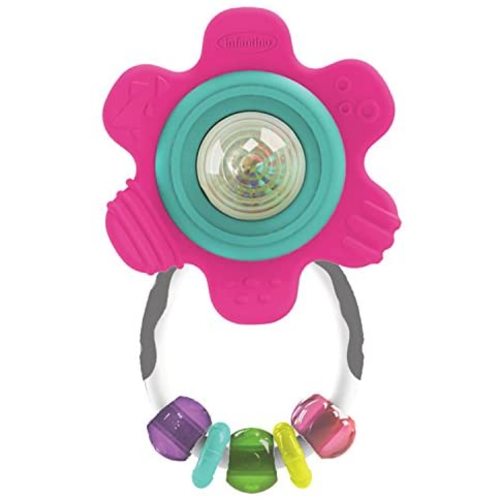 Infantino Spin & Teethe Gummy Flower Rattle