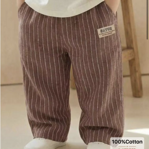 12-18M Cozy Pixies Baby Boy Colorful Striped Elastic Waist Casual Comfortable Pants,Kids | SHEIN USA