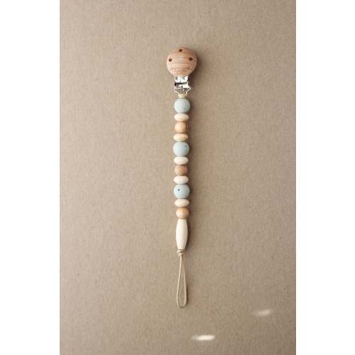 Pacifier Clip - Omar | Speckled Soft Sage – Finn + Emma