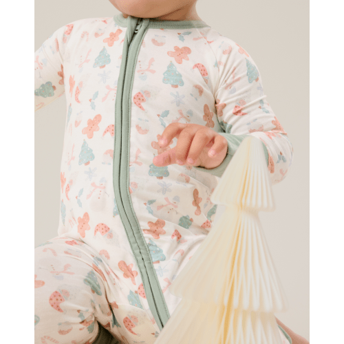 Bamboo Baby Pajamas | Cozy Holiday - Kindred Bravely
