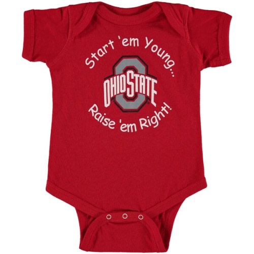 Ohio State Buckeyes Newborn & Infant Start 'Em Young Bodysuit - Scarlet