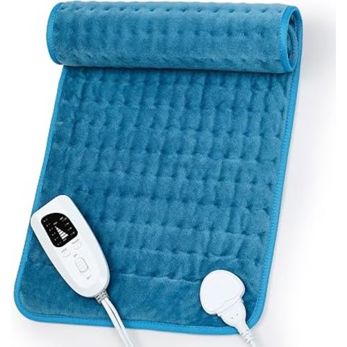 Heating Pad,Electric Heating Pads,Heating Pad for Back,Blue,24x12 Inch