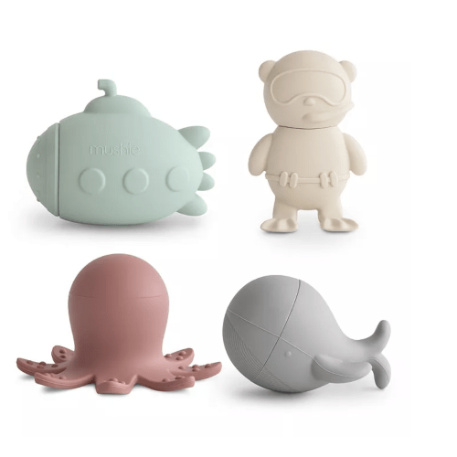 Sealife Mold Free Bath Play Set - 4 Pack
