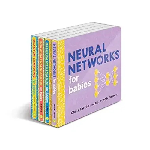 Baby University Quantum Science Board Book Set: STEM Board for Toddlers