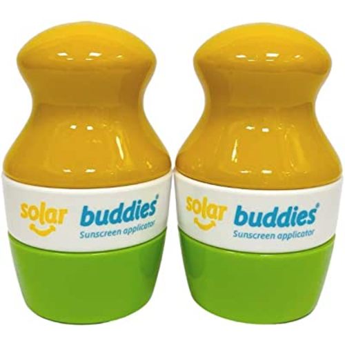 Duo GG Solar Buddies Refillable Roll On Sponge Applicator For Kids, Adults, Families, Travel Size Holds 100ml Travel Friendly for Sunscreen, Suncream and Lotions