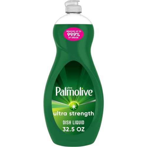 Palmolive Ultra Strength Liquid Dish Soap, Original Green, 32.5 Fluid Ounce (Packaging May Vary)