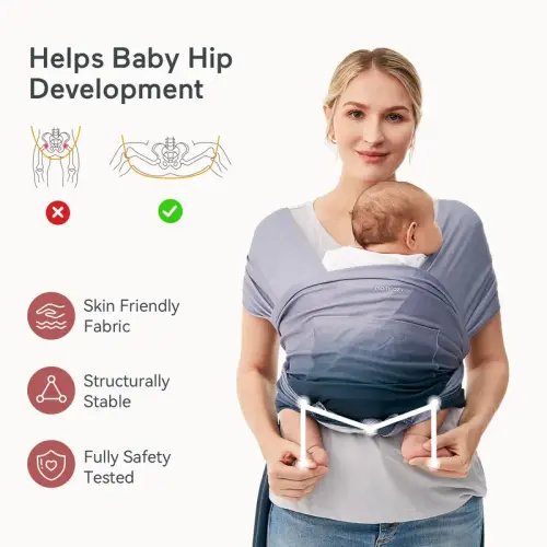 Momcozy Baby Wrap Carrier Slings, Easy to Wear, for Babies Girl - TikTok Shop