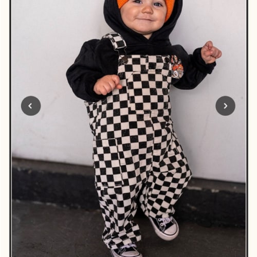 Classic Checker Overalls