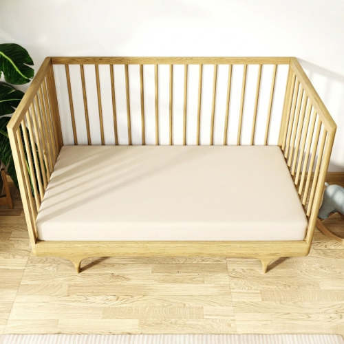 Organic Crib Mattress Waterproof Protector (Natural)