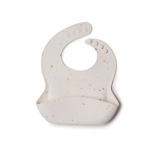 Loulou Lollipop® Confetti Silicone Bib in Sea Salt - SEA SALT - BIB