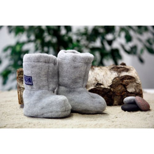 Pickapooh - Organic Wool Fleece - Baby Booties