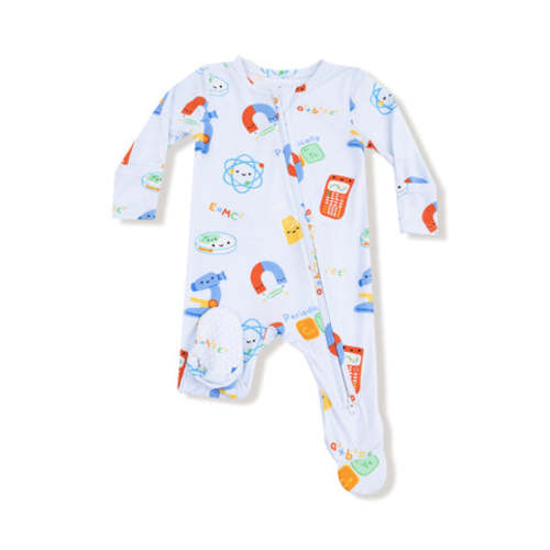 Future Scientist - Blue - 2 Way Zipper Footie