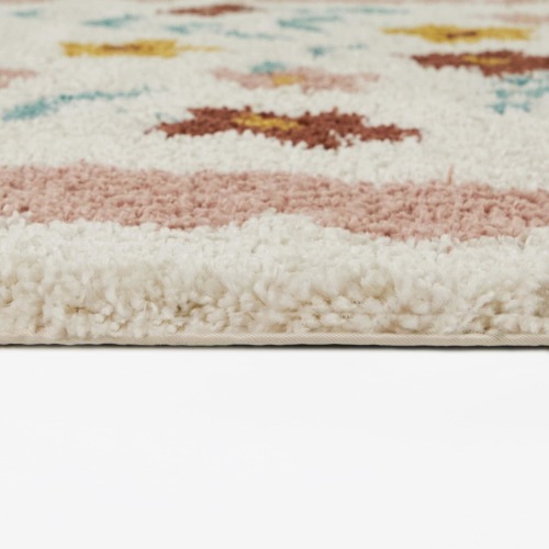 Azalea Kids Flower Toss Scallop Border Area Rug