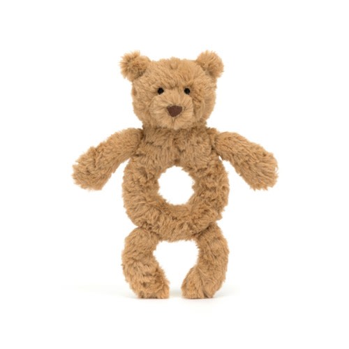 Bartholomew Bear 7-Inch Ring Rattle