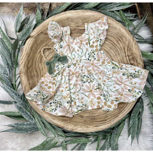 Floral Twirl Dress, Circle Dress, Girl Twirl Dress, Toddler Twirl Dress, Summer dress, Floral Dress, Birthday Dress, Easter dress
