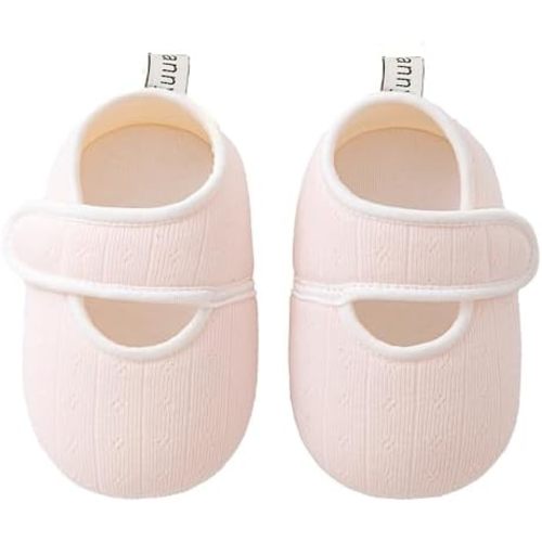DovFanny Cotton Baby Booties Cozy Crib Shoes for Newborns and Infants Soft Sole Unisex Ideal for Crawling Daycare Gift