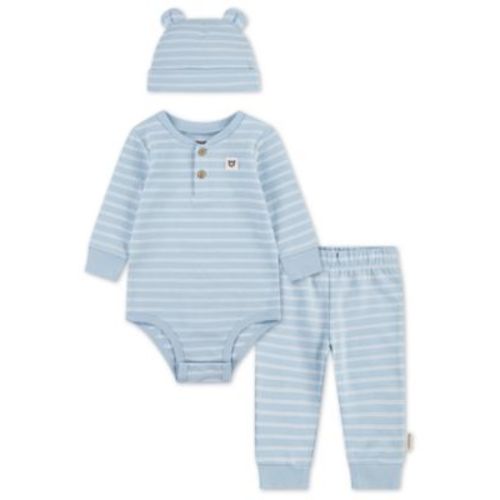 Baby Boys' Bodysuit, Pants, and Cap, 3-Piece Set