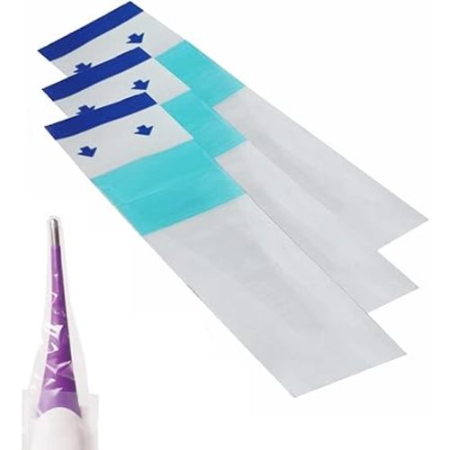 MABIS Disposable Probe Covers for Digital Thermometers, Box of 100, FSA Eligible, Can be Used Orally, Rectally or Under The Arm