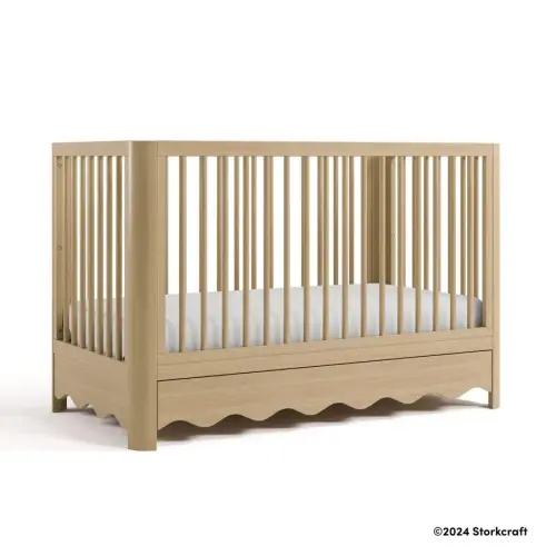 Casablanca® Deluxe 5-in-1 Convertible Crib with Drawer Color: Driftwood
