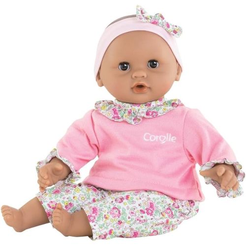 Corolle Bébé Calin Maria Baby Doll - 12" Soft-Body with Sleeping Eyes That Open and Close, Vanilla-Scented - Mon Premier Poupon Collection for Kids Ages 18 Months and up