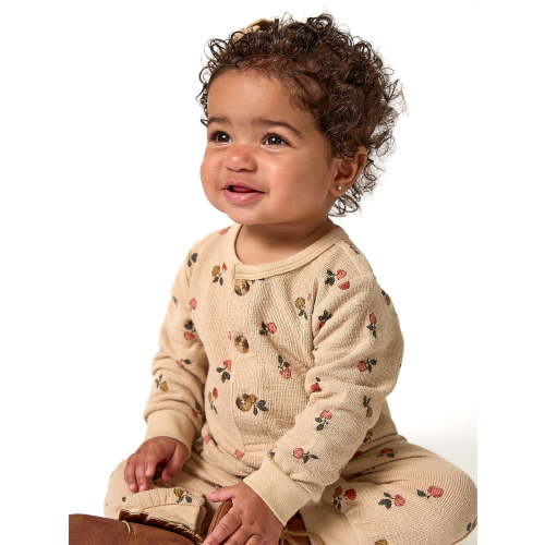 Modern Moments by Gerber Neutral Slouch Romper, Sizes 0/3 Months - 24 Months