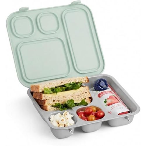Elk and Friends Kids/Toddler Stainless Steel Bento Lunch Box + Silicone Lid