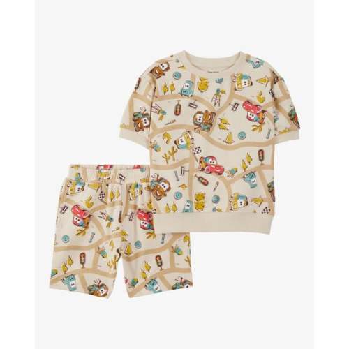 Baby Boy 2-Piece Cars French Terry Outfit Set - Brown - Carter's | Carter's