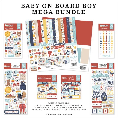 Baby On Board - Boy Mega Bundle