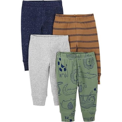 Simple Joys by Carter's Unisex Babies' Pant, Pack of 4