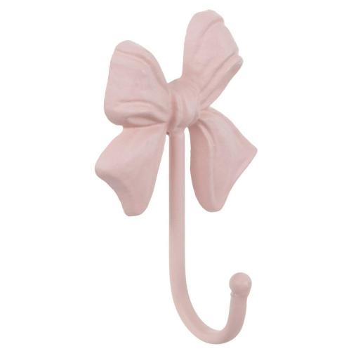 Pink Bow Metal Wall Hook